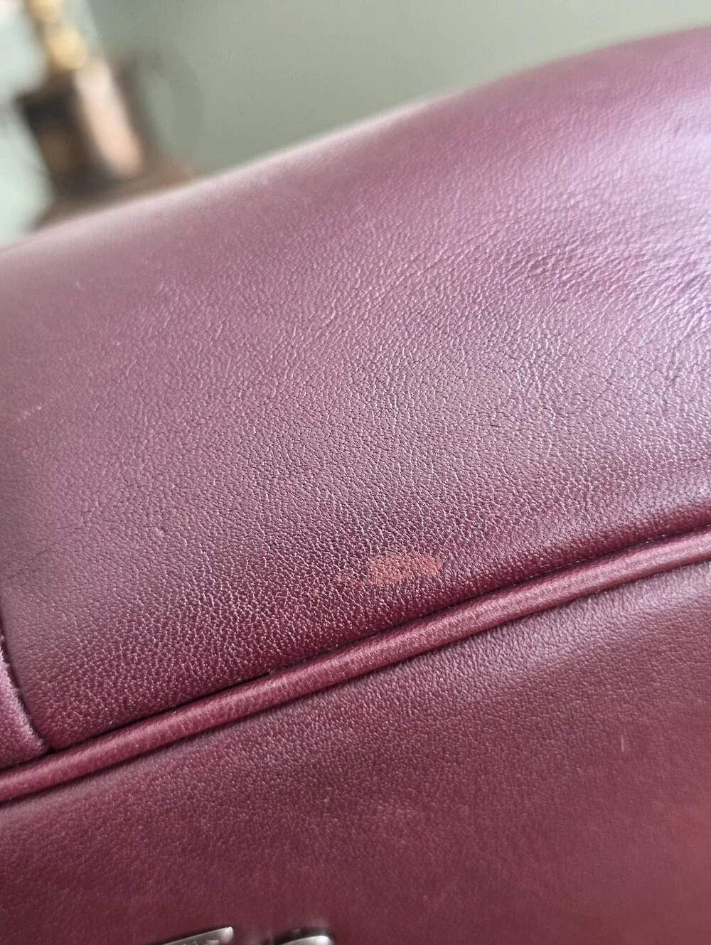 Coach 21025E Mae Hobo Oxblood Leather Shoulder Crossbody Bag